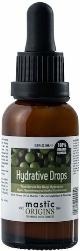 Mastic Origins Hydrative Drops Ενυδατικό Serum Προσώπου 30ml