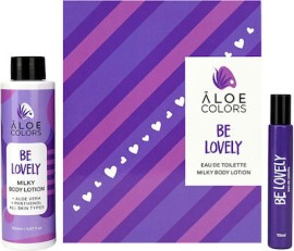 Aloe Colors Promo Be Lovely Eau De Toilette 10ml & Milky Body Lotion 150ml