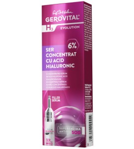 Gerovital H3 Evolution Concentrated Serum with Hyaluronic Acid 10ml