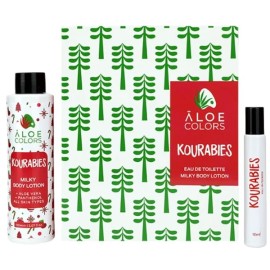 Aloe Colors Promo Xmas Pack Kourabies Gift Set Body Lotion 150ml & Eau De Toilette 10ml