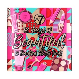 W7 Cosmetics 12 Days of Beautiful Cosmetic Treats Σετ Μακιγιάζ Advent Calendar για Πρόσωπο, Μάτια & 