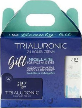 Ag Pharm Beauty Kit με Trialuronic 24hours Cream με Τριπλό Υαλουρονικό 50ml & Δώρο Micellaire Λοσιόν
