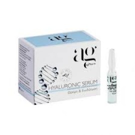 Ag Pharm Hyaluronic Serum Ενυδατικός Ορός, τριών διαφορετικών μοριακών βαρών υαλουρονικού οξέως, 1 a