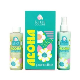 Aloe Colors Aloha Paradise Set with Invisible Oil Mist, 150ml & Anti-Aging Invisible Dry Oil, 150ml