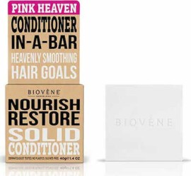 Biovene Solid Conditioner In-A-Bar Pink Heaven Nourish Restore, 40g