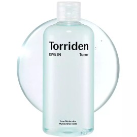 Torriden DIVE IN Low Molecule Hyaluronic Acid Toner 300ml Toner βαθιάς ενυδάτωσης