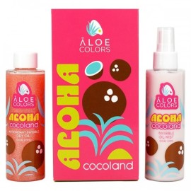 Aloe Colors Aloha Cocoland Set with Invisible Oil Mist, 150ml & Hydrating Invisible Dry Oil, 150ml
