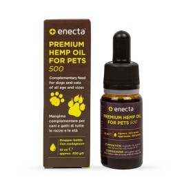 Enecta Premium Hemp Oil For Pets 500mg 10ml