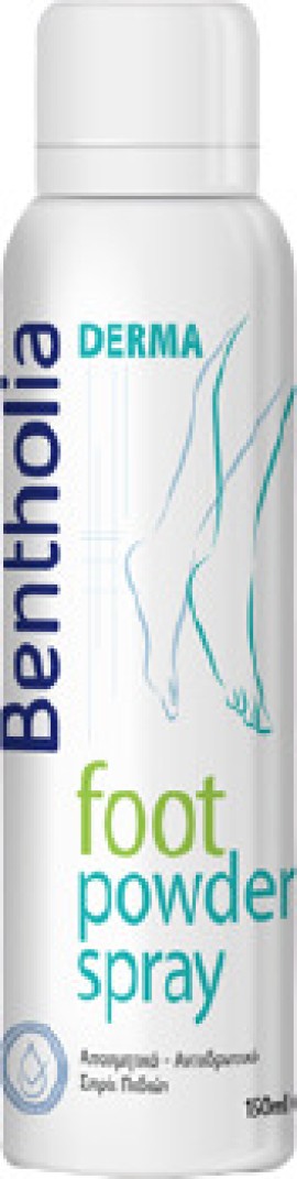 Bentholia Derma Foot Powder Spray Αποσμητικό-Αντιιδρωτικό Σπρέι Ποδιών , 150 ml