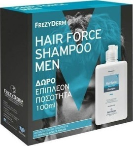 Frezyderm Promo Hair Force Men Σαμπουάν για Όλους τους Τύπους Μαλλιών 200 & 100ml