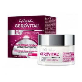 Gerovital H3 Evolution Αντιρυτιδική Κρέμα με Συμπυκνωμένο Υαλουρονικό Οξύ 50ml