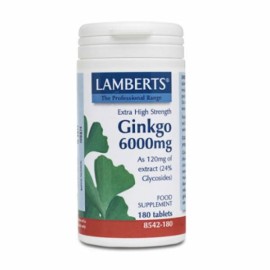 Lαmberts Ginkgo Biloba 6000mg x 180 Tabs