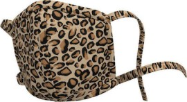 Urban Zac 2.0 Face Mask with Ear Loops Leopard Adults 1τμχ