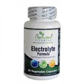 Natural Vitamins Electrolyte Formula Σύμπλεγμα Ηλεκτρολυτών , 50 caps