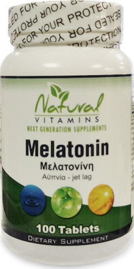 Natural Vitamins Melatonin 1mg 100Tabs