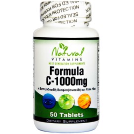 Natural Vitamins Vit C-1000 With Bioflavonoids 50 Tabs