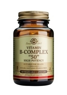 Solgar Formula B-Complex 50 , 50 Vegetable Capsules