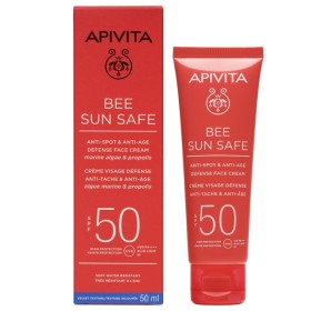 Apivita Bee Sun Safe Κρέμα Προσώπου Κατά των Πανάδων & Των Ρυτίδων SPF50 50ml