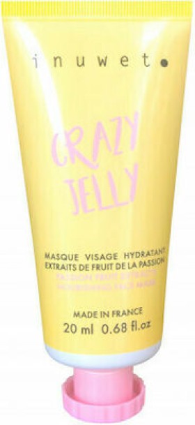 Inuwet Μάσκα Προσώπου Crazy Jelly Passion Fruit Moisturizing Face Mask 20ml