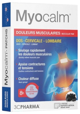 3C Pharma Myocalm Για Μυϊκές Συσπάσεις, 4 Patchs