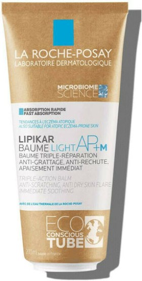 La Roche Posay Lipikar Baume AP+M Light Eco Ενυδατικό Balm Ανάπλασης Σώματος για Ευαίσθητες Επιδερμί