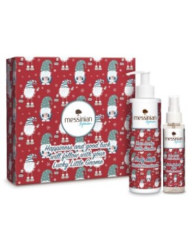 Messinian Spa Christmas Box Lucky Little Gnome Vanilla Macademia Body Milk 250ml + Hair & Body Mist 