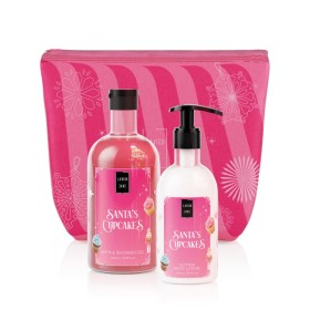 Lavish Care Xmas Winter Santas Cupcakes Bag Set (Body Lotion 300ml+Showergel 500ml)