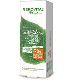 Gerovital Plant Αντιρυτιδική Κρέμα Concealer Ματιών, 15ml