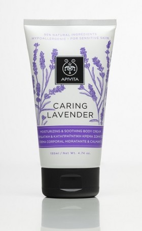 APIVITA ΕΝΥΔ&ΚΑΤΑΠΡ ΚΡ ΣΩΜΑΤΟΣ ΥΠΟΑΛ CARING LAVENDER 150ML