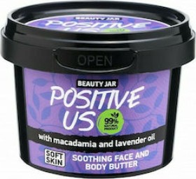 Beauty Jar POSITIVE US Καταπραϋντικό βούτυρο σώματος, 90gr