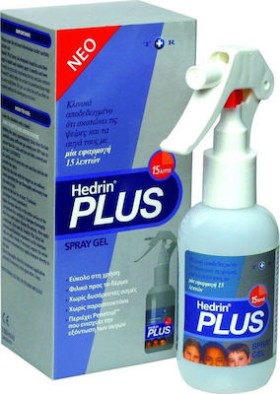 Hedrin Plus Spray Gel Αντιφθειρική Γέλη 100ml