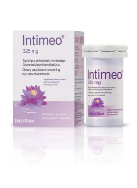 Frezyderm Intimeo 325mg Συμπλήρωμα Διατροφής με Ζώντα Στελέχη Γαλακτοβακίλλων για την Υγεία της Ευαί