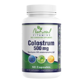 Natural Vitamins Colostrum 500mg 60caps