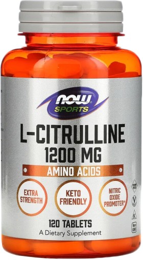 Now Foods L-Citrulline 1200mg 120 ταμπλέτες