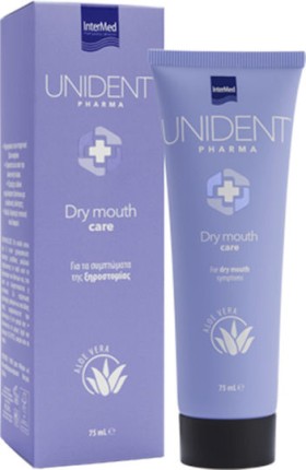 Intermed Unident Pharma Dry Mouth Care Οδοντόκρεμα για Συμπτώματα Ξηροστομίας, 75ml