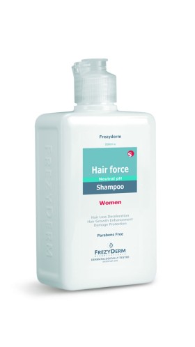 Frezyderm Hair Force Shampoo Women Τριχοτονωτικό Σαμπουάν Για Τη Γυναικεία Τριχόπτωση, 200ml