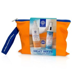 Garden Promo Heat Wave Suncare Bag Face & Body Lotion Organic Aloe Vera SPF50 150ml & Hair and Body 