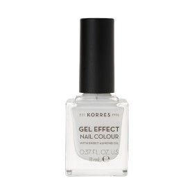 Korres Βερνίκι Νυχιών Με Αμυγδαλέλαιο Gel Effect Colour No.01 Blanc White 11ml 