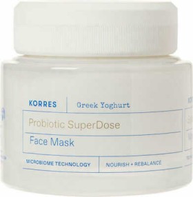 Korres Greek Yoghurt Probiotic Superdose Μάσκα Προσώπου για Ενυδάτωση 100ml