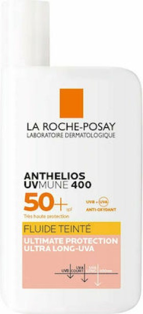 La Roche-Posay Anthelios UVmune 400 Ultimate Protection Ultra Long-UVA Tinted Fluid SPF50+, 50ml