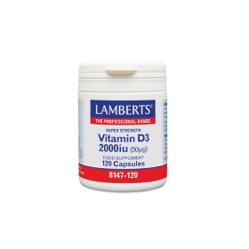 Lamberts Vitamin D3 2000iu Συμπλήρωμα Διατροφής Βιταμίνης D, 120Caps