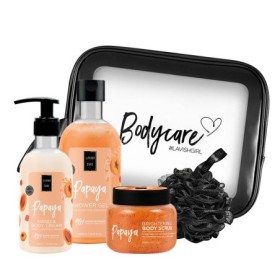 Lavish Care Gift Set Papaya (Shower Gel 500ml, Hand & Body Cream 300ml, Body Scrub 250ml & Σφουγγάρι