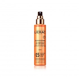 Lierac Sunissime Lait Protecteur Anti-Age Global Spf15 Αντηλιακό Γαλάκτωμα Σώματος 150ml