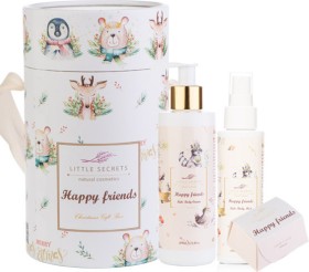 Happy Friends Christmas Gift Box: Kids Body Cream 200ml, Kids Body Mist 100ml, Φυσικό σαπούνι 100ml 