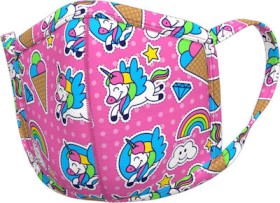 Urban Zac 2.0 Face Mask with Ear Loops Unicorn Kids 1τμχ