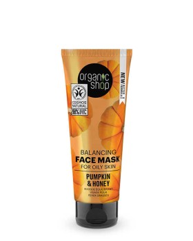 Natura Siberica Organic Shop Balancing Face Mask for Oily Skin Pumpkin & Honey, 75ml