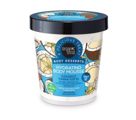 Natura Siberica Organic Shop Body Desserts Coconut Panna Cotta, Ενυδατική Μους Σώματος, 450ml