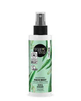 Natura Siberica Organic Shop Soothing Face Mist for All Skin Types Aloe & Avocado, 150ml