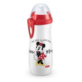 Nuk Sports Cup Κόκκινο Minnie Παγουράκι 450ml 36m+ (10.255.413)