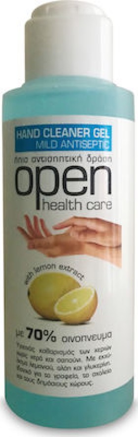 Open Αντισηπτικό Gel Χεριών, 70% Αλκοόλη, 110ml